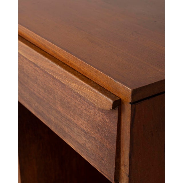 Black Vintage Italian Wood Sideboard, 1960s For Sale - Image 8 of 10