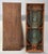 Metal Japanese Bronze Metal Tall Candlesticks 19th Century Antique Vintage Tall For Sale - Image 7 of 9