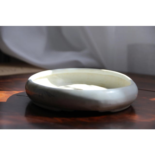 Ceramic Blue and White Porcelain Bonsai Pot, 1950s For Sale - Image 7 of 13