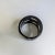 Art Deco 1980's Black and White Eyelit Design Large Bangle For Sale - Image 3 of 3