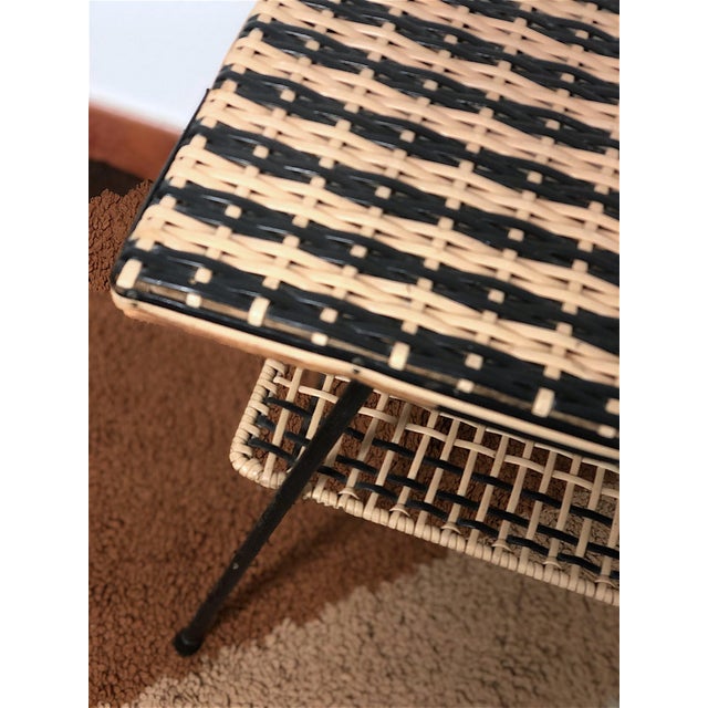 1960s Vintage Italian PVC Coffee Table, 1960s For Sale - Image 5 of 9