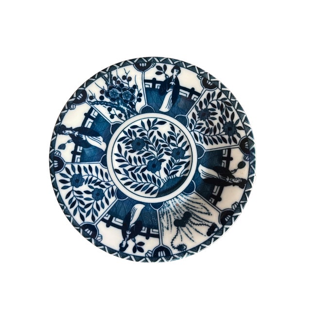 Antique Chinese Qing Dynasty Export Blue and White Teacups and Saucers, 4 Pairs For Sale In Austin - Image 6 of 6