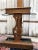Antique Dutch hall stand dating from the mid-19th century, circa 1840. Made from elm with a warm natural patina, this...