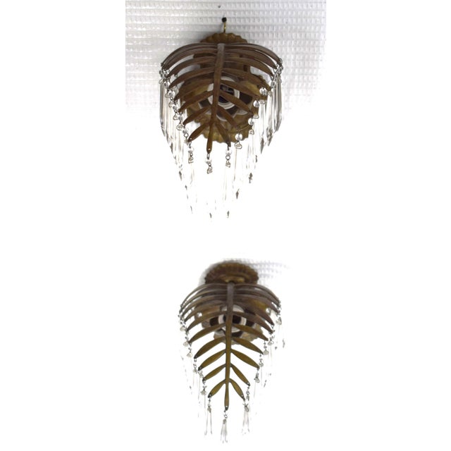 The Palm Tree lamp series was designed by Josef Hoffmann in 1914 and manufactured by Bakalowits. These two lamps are...