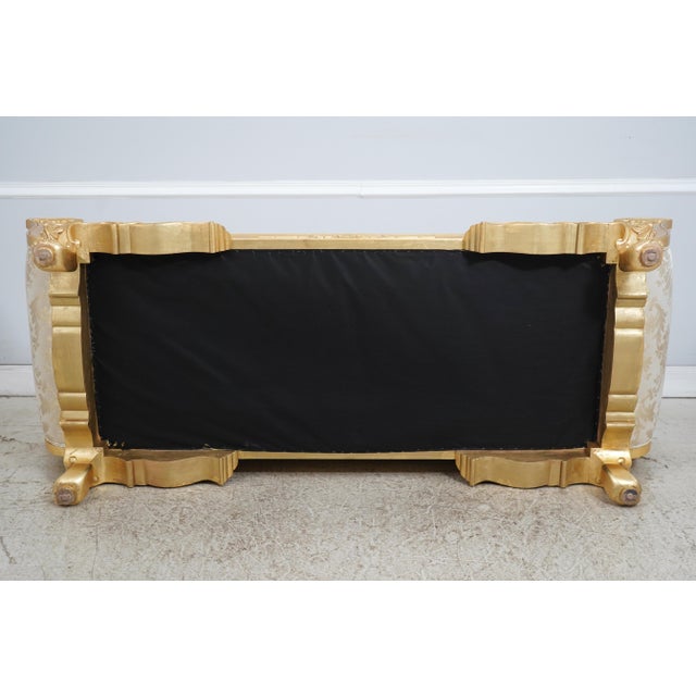 French Baroque Style Giltwood Sofa Settee For Sale - Image 18 of 18