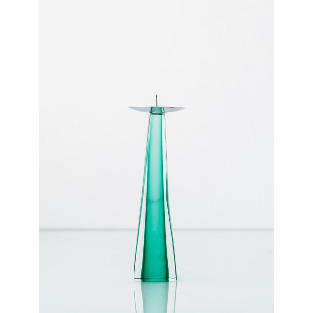 Murano Glass Candlestick by Giuliano Tosi, 2001 For Sale - Image 3 of 17