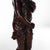 Antique Full Size Carved Mahogany Caryatid Figure of a Classical Woman C1880 For Sale - Image 12 of 13