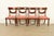 Baker Furniture Style English Regency Carved Mahogany Dining Chairs, Set of Four For Sale - Image 12 of 12