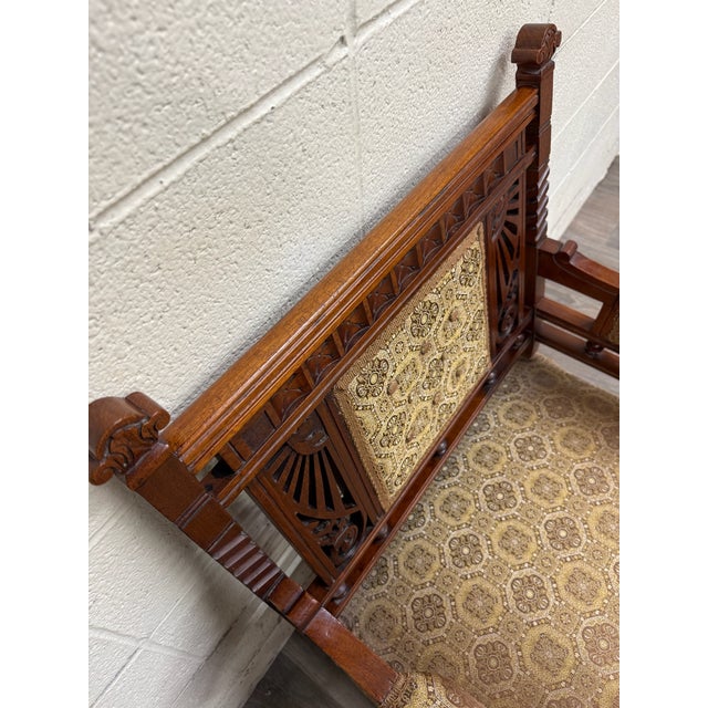 Antique Victorian Eastlake Library Chair Lounge Chair Armchair For Sale - Image 13 of 16