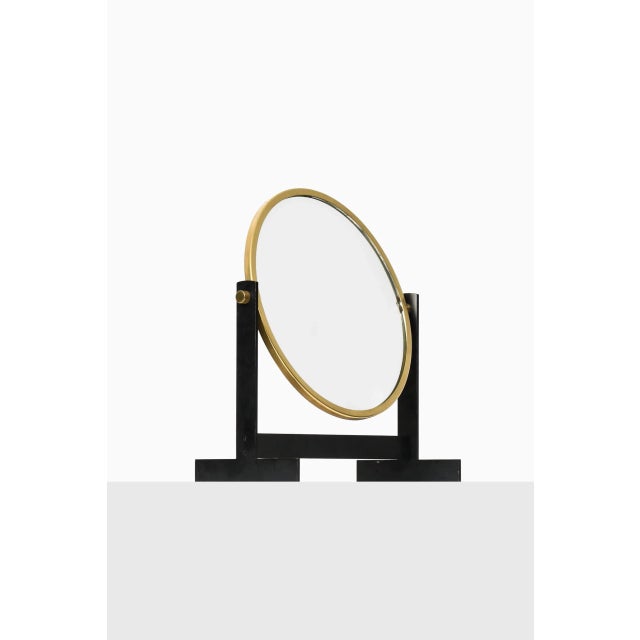 Metal Table Mirror, Sweden For Sale - Image 7 of 9