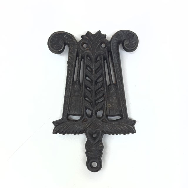 Antique Cast Iron Trivet Curation - Group of 7 For Sale - Image 10 of 11