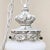White Late 20th Century Hollywood Regency Milk Glass Swag Lamp Sculptural Globe Newly Rewired For Sale - Image 8 of 12