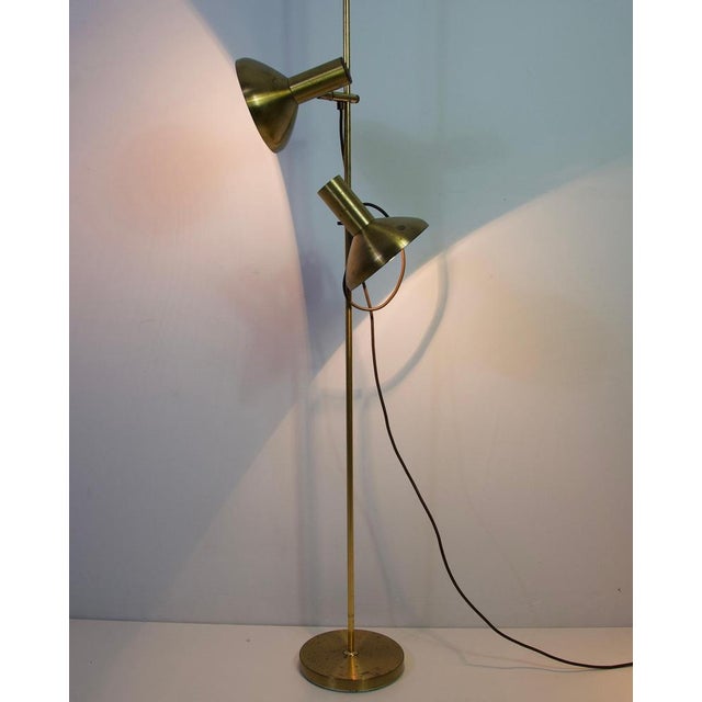 Adjustable Brass Floor Lamp, Germany, 1970s For Sale - Image 12 of 18