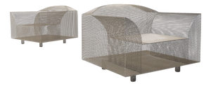 How High the Moon Armchairs by Shiro Kuramata for Vitra, Set of 2