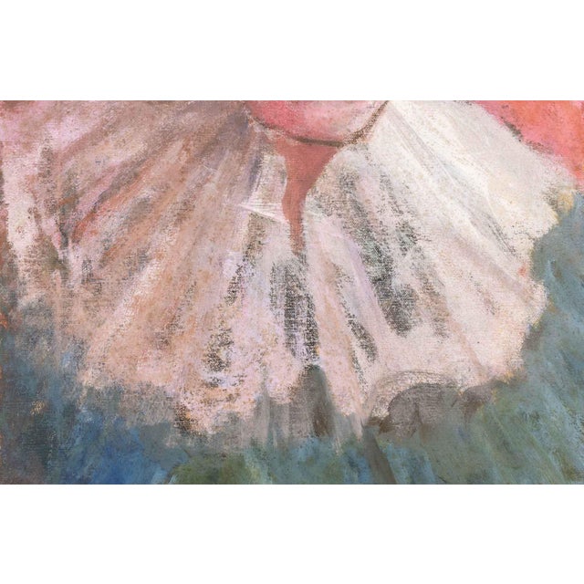 Contemporary Signed Clown Portrait Oil on Canvas For Sale - Image 3 of 5