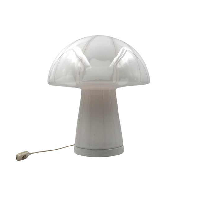 Mushroom Murano Glass Table Lamp, Italy, 1970s For Sale - Image 4 of 16