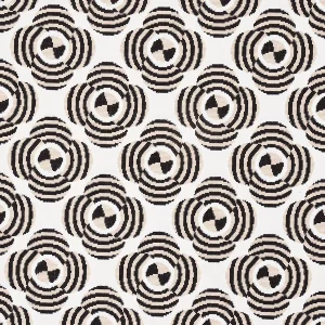 Schumacher x Johnson Hartig Le Moderne Cut Velvet Fabric in Neutral