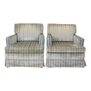 Mid Century Club Chairs - a Pair For Sale