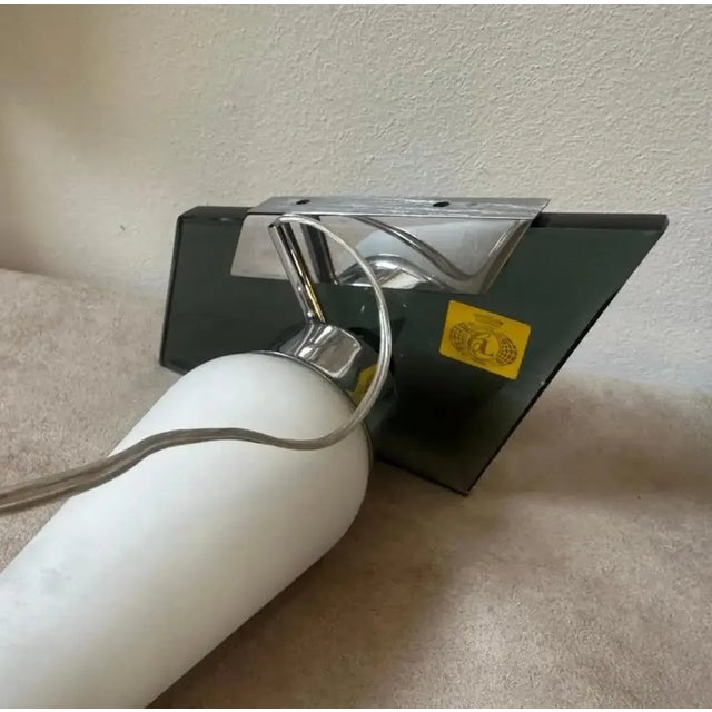 Metal Set of Two 1960s Fontana Arte Style Mid-Century Modern Italian Wall Sconces For Sale - Image 7 of 11