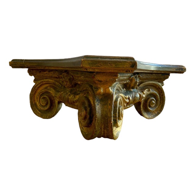 Antique Gilded Wall Shelf For Sale