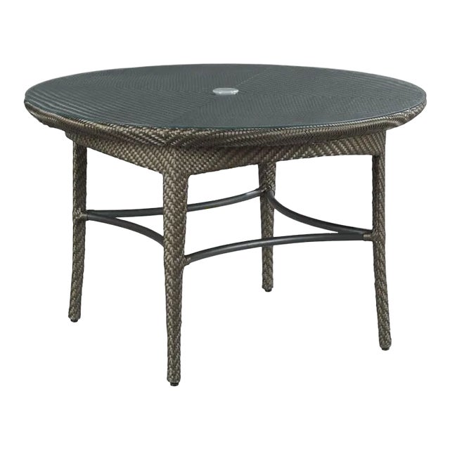 Marigot Outdoor Café Table, Espresso Finish For Sale