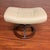 Ekornes Stressless Leather Ottoman With Signature Base For Sale In Seattle - Image 6 of 9