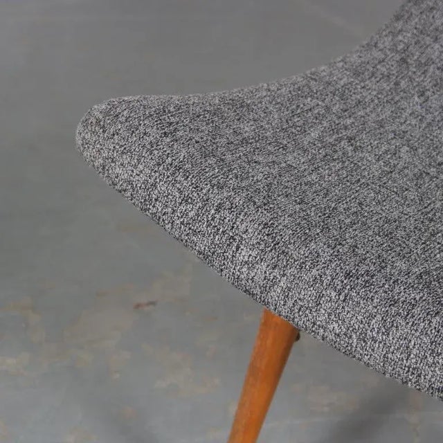 Brown Lounge Chair by Miroslav Navratil for Cesky Furniture, Czech, 1959 For Sale - Image 8 of 13