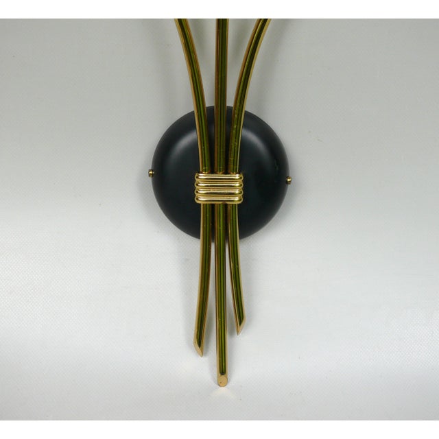 Vintage Wall Light in Brass, 1950s For Sale - Image 11 of 18