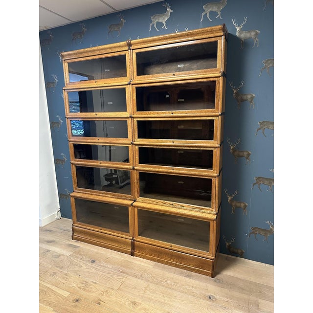 Antique Bookcase from Globe Wernicke, 1890s, Set of 12 For Sale - Image 10 of 12