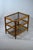 1970s Vintage Bamboo and Smoked Glass Three-Tier Side Table, 1970s For Sale - Image 5 of 11