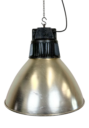 Large Industrial Aluminium Pendant Light from Elektrosvit, 1960s