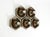 Mid-Century Modern Hexagonal Fat Lava Ceramic Wall Lamps from Hustadt Leuchten, Germany, 1960s, Set of 5 For Sale - Image 3 of 18