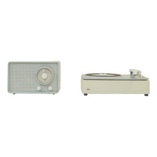 Radio SK 25 and Record Player PCS 4 by Dieter Rams and Fritz Eichler, for Braun, 1960s For Sale