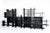 Mid-Century Modern Black Bookcase by Eugenio Gerli for Tecno, Italy, 1966 For Sale - Image 6 of 11
