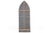 Pair of Weathered Gray-Painted Arched Dome Louvered Doors, 19th Century For Sale - Image 12 of 17