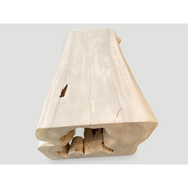 Andrianna Shamaris St. Barts Reclaimed Teak Wood Coffee Table or Bench For Sale - Image 10 of 18