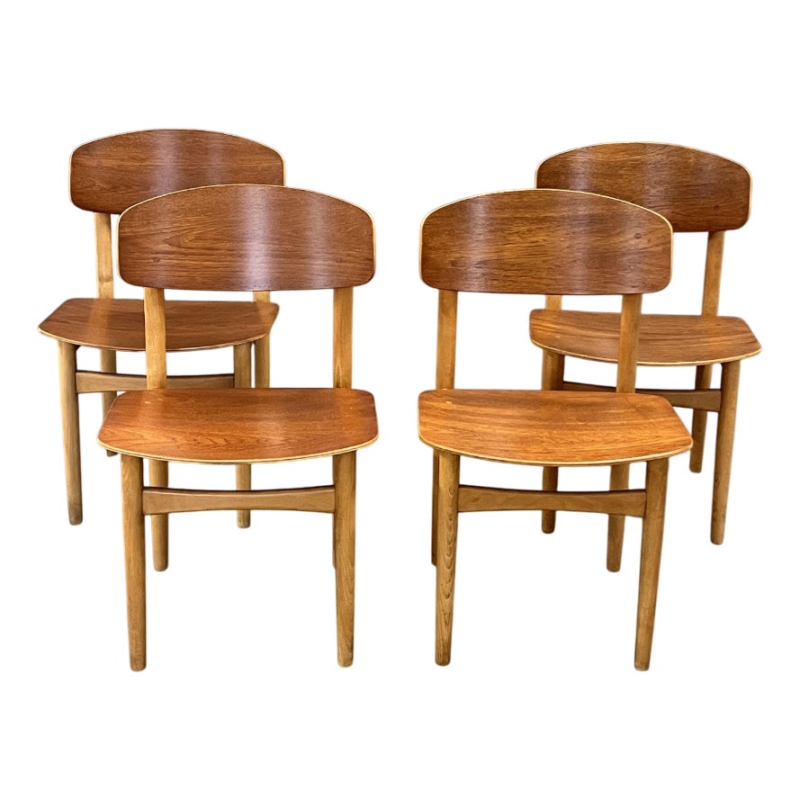 Vintage Chairs Model 122 by Borge Mögenden for Søborg Møbelfabrik