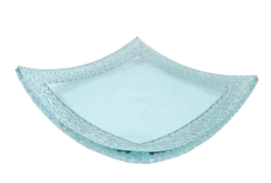 Modern Art Glass Signed Heavy Centerpiece by Stephen Schlanser, 1996