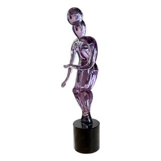 Murano Glass Sculpture of a Duck, 1980s For Sale
