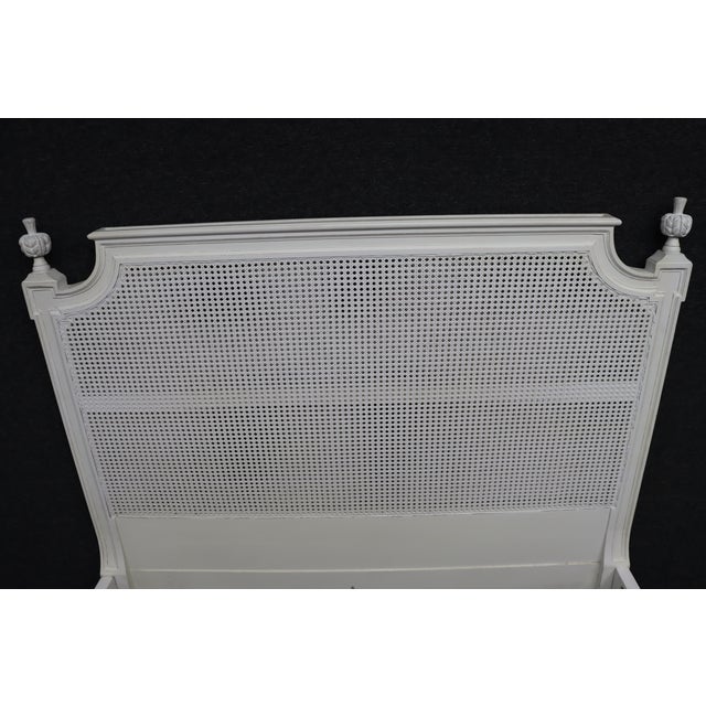 Ethan Allen French Provincial Cane Queen Bed For Sale - Image 18 of 18