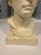 Mid 20th Century Vintage Coastal Neoclassical Wax Candle Bust With Seashells For Sale - Image 5 of 10