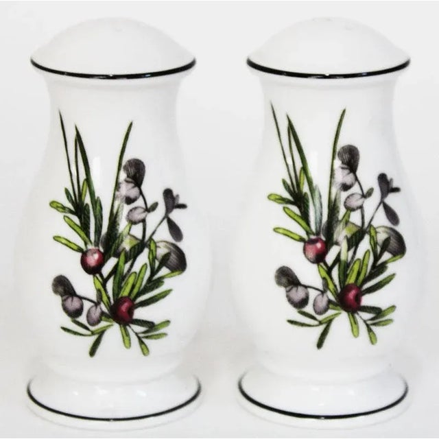 Lenox china salt & pepper shakers from the Etchings Collection. Dishwasher safe.