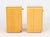 Brown Art Deco Style Blonde Wood Cabinets, Pair For Sale - Image 8 of 9