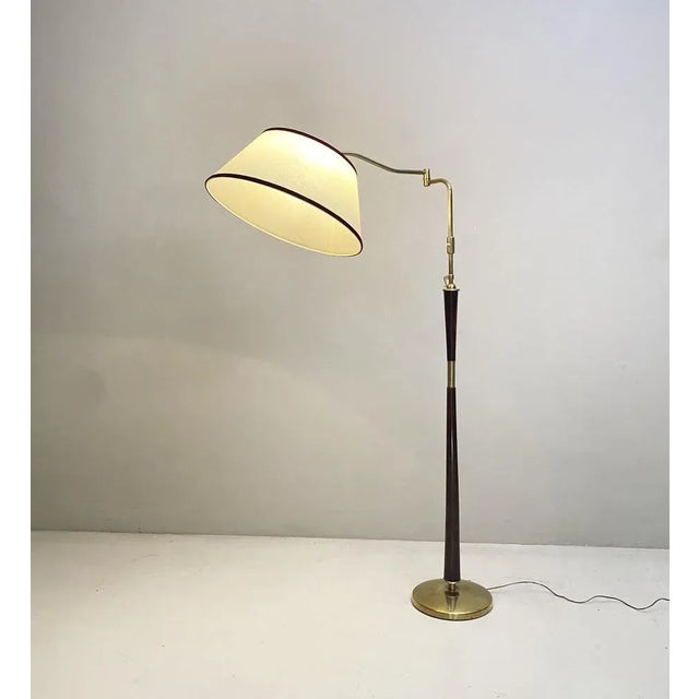 Adjustable Floor Lamp, 1950s, in Flawless conditions. Designed 1950 to 1959 European Plug (up to 250V).The wiring of this...