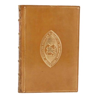 Late 19th Century Lays of Ancient Rome with Ivry & the Armada by Lord Macaulay Leather Book For Sale