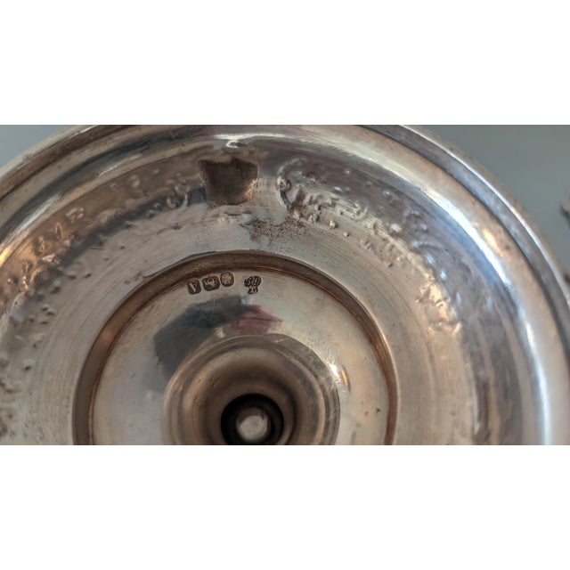 Metal Antique 1876 R & S Gallard Compote Tazzas- a Pair For Sale - Image 7 of 11