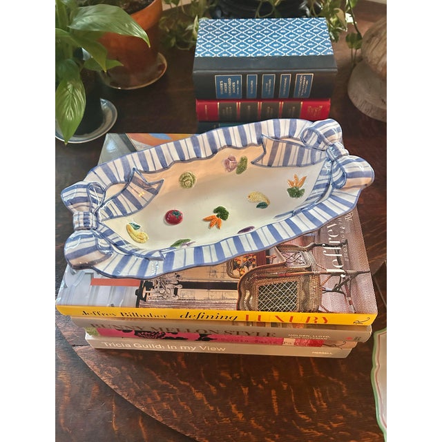 This Fitz and Floyd ceramic and porcelain line was released in 1994 and is called “Petits Vegs”. It features whimsical,...