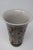 Chinese Porcelain Trumpet Vase With Floral Trellis Decoration & Raised White Accents For Sale - Image 12 of 18