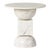 Four Hands Neda End Table - Polished White Marble For Sale