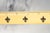 Metal Victorian Antique French Fleur De Lis Desk Ruler Silver Appliqué 12 Inch For Sale - Image 7 of 12